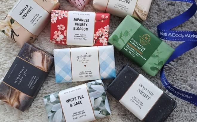 Bath & Body Works Bar Soaps in Various Scents