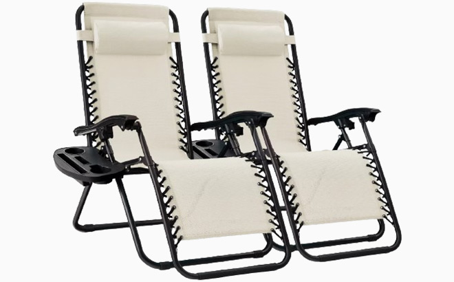 Best Choice Products Set of two Zero Gravity Lounge Chairs