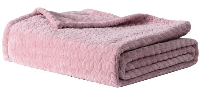 Better Homes Gardens Pink Plush Throw