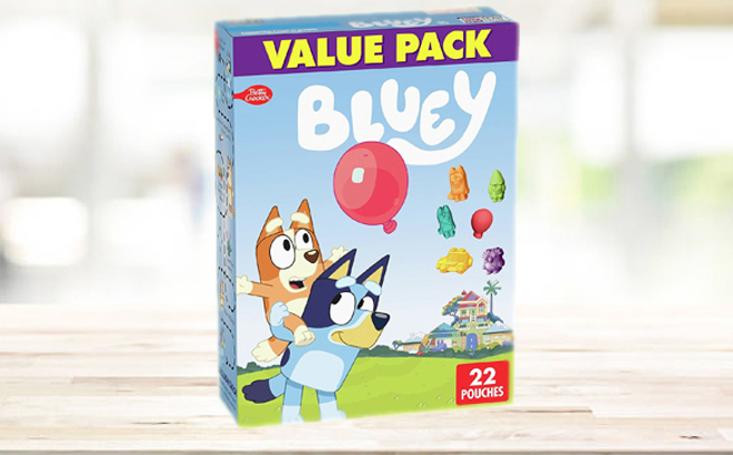 Betty Crocker Bluey Fruit Flavored Snacks 22 Count