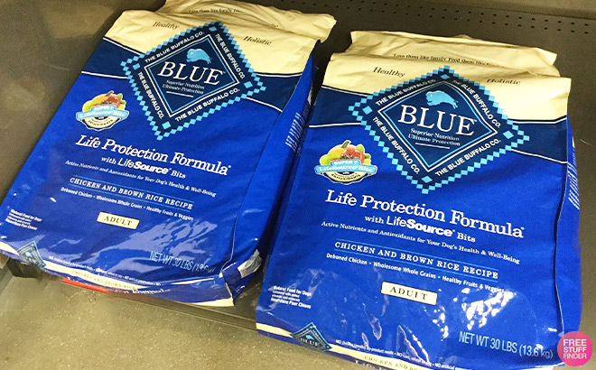 Blue Buffalo Dry Dog Food Two Bags