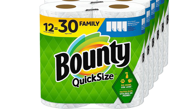 Bounty Quick Size Paper Towels 12 ct