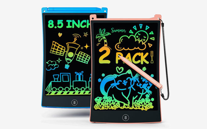 Bravokids LCD Writing Tablet 2 Pack