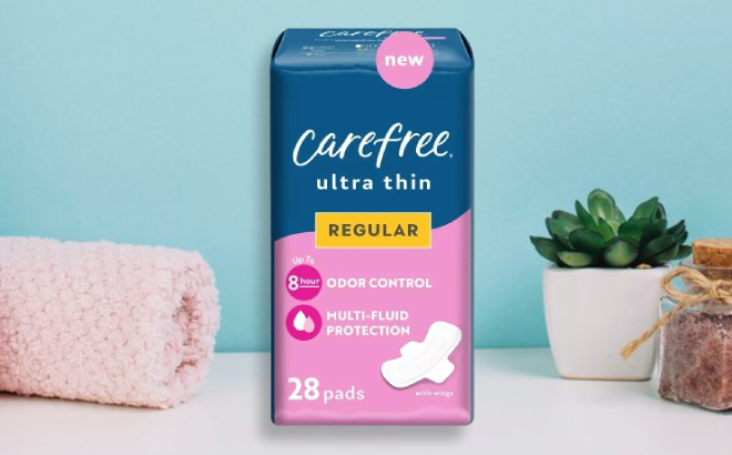 Carefree Ultra Thin Regular Pads with Wings