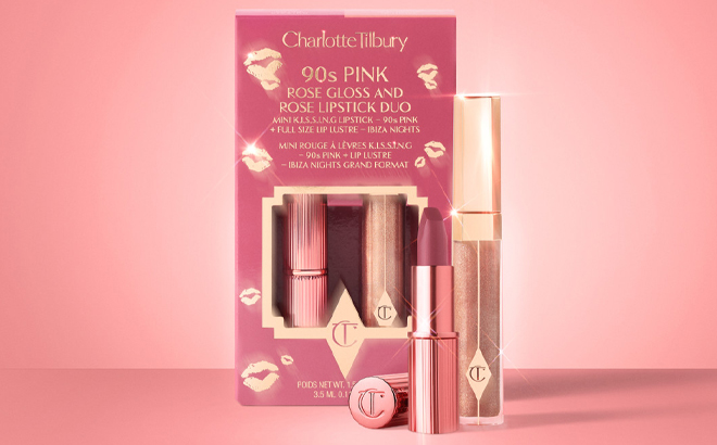 Charlotte Tilbury 90s Baby Gloss & Lipstick Duo