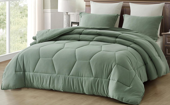 Chezmoi Collection 2 Piece Twin Comforter Set