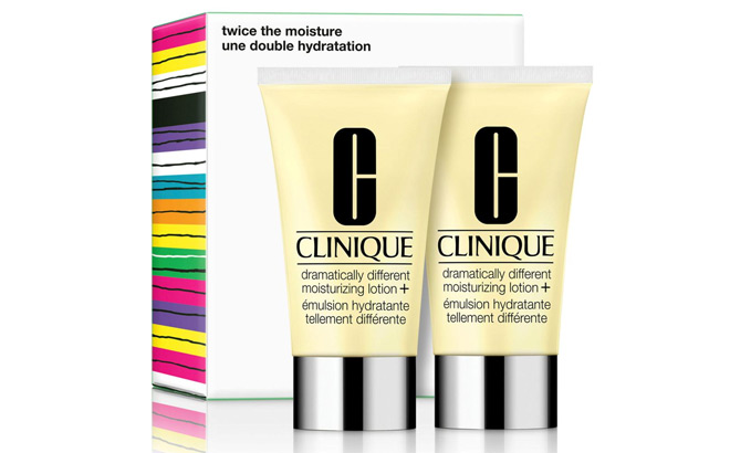 Clinique Twice The Moisture Dramatically Different LotionPlus Set