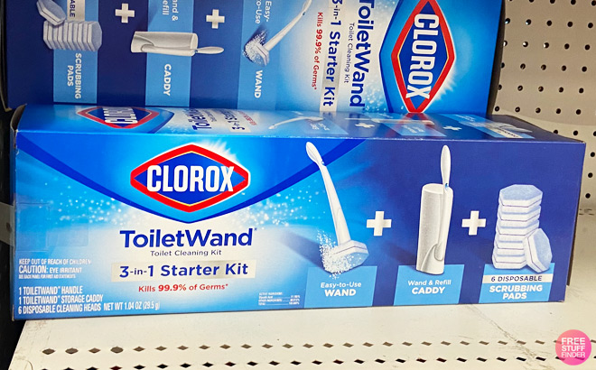 Clorox ToiletWand System on Store SHelf