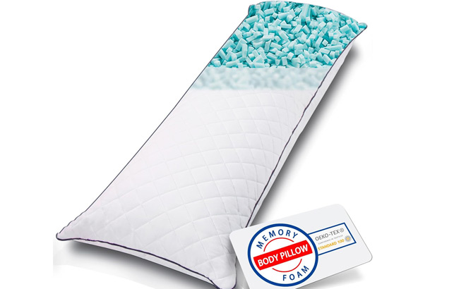 Cooling Memory Foam Body Pillow 1