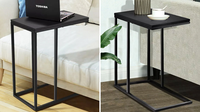 Costway Coffee Tray Sofa Side End Table