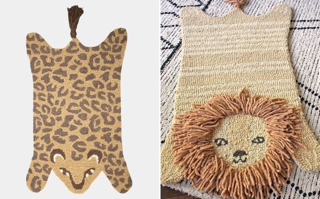 Crane Baby Safari Animal Accent Rug