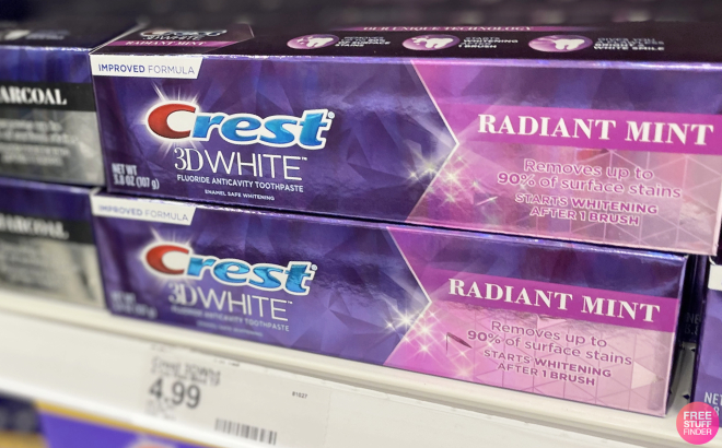 Crest 3D White Advanced Toothpaste in Radiant Mint Flavor