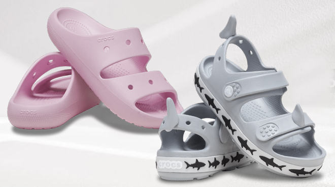 Crocs Classic Sandals Crocs Toddler Shark Sandals