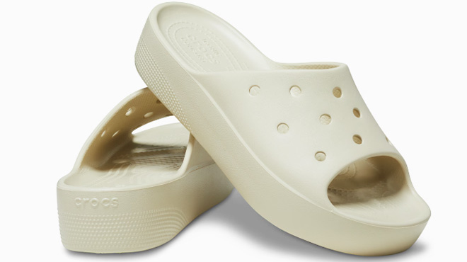 Crocs Womens Classic Platform Slide Sandals