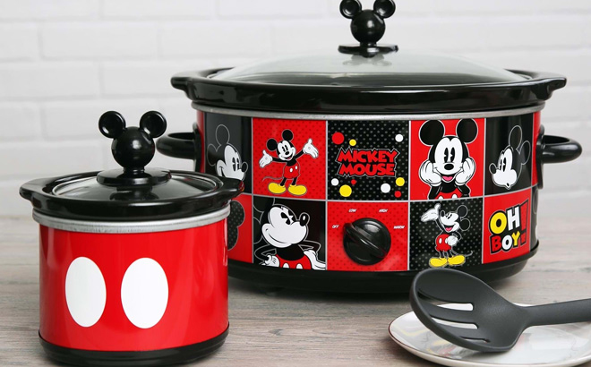 Disney Mickey Mouse Slow Cooker and Dipper Set