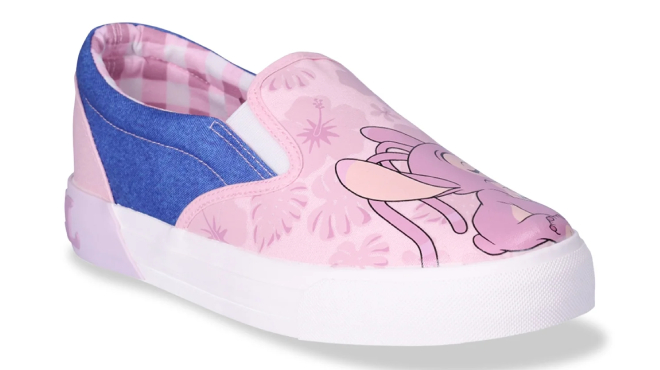 Disney Stitch Womens Low Top Slip On Shoes