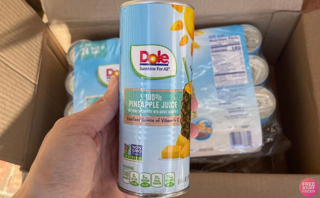 Dole Pineapple Juice 24 Pack