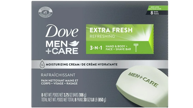 Dove MenCare Body Face Bar 8 ct