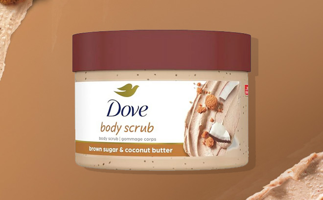 Dove Scrub For Silky Smooth Skin Brown Sugar Coconut Butter Body Scrub