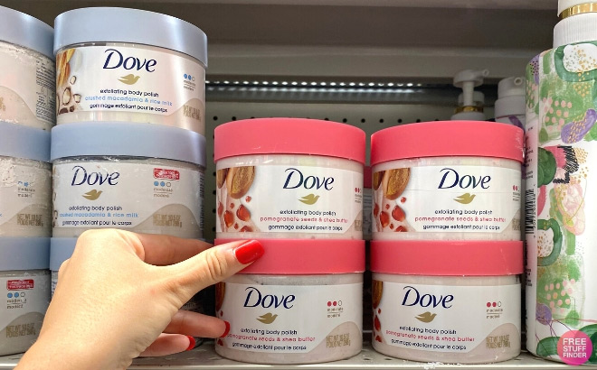 Dove Scrub Pomegranate Shea Butter Body Scrub