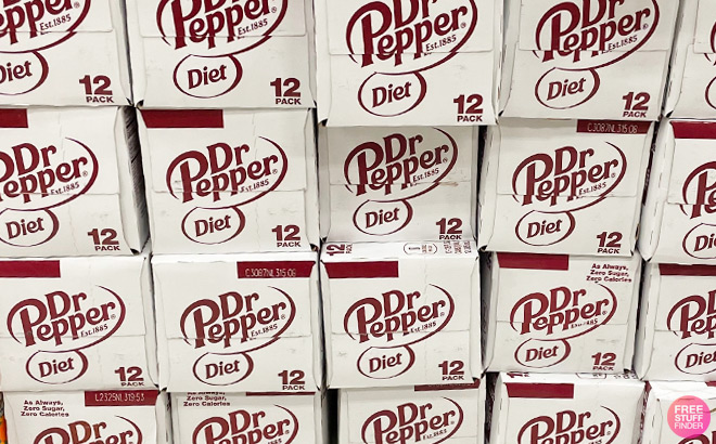 Dr Pepper 12 Pack Diet Soda