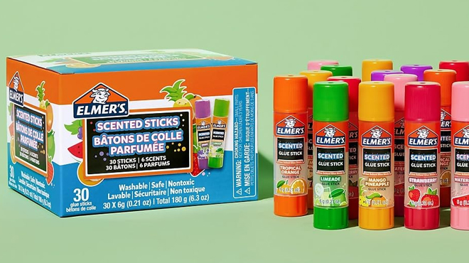 Elmers Scented Glue Sticks 30 Count