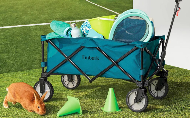 Embark Collapsible Wagon on Grass