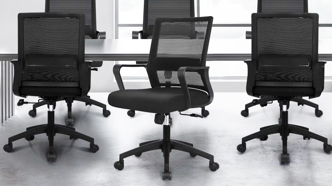 Ergonomic Adjustable Mesh Home Office Computer Desk Chairs