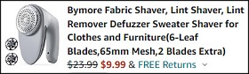 Fabric Shaver Checkout