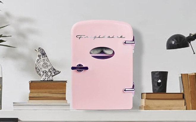 Frigidaire Pink Mini Portable Fridge