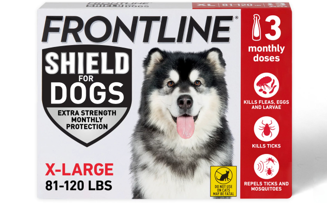 Frontline Shield for Dogs Flea Tick Treatment