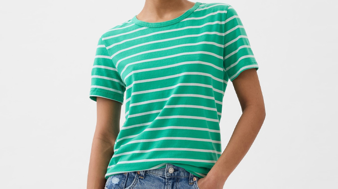 GAP Womens Organic Cotton Vintage T Shirt