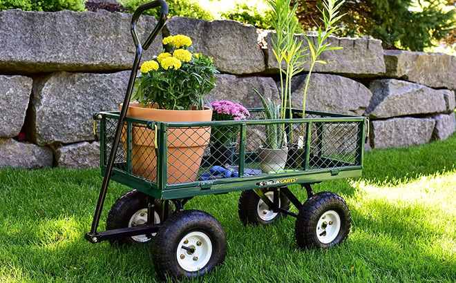 Gorilla Carts Steel Utility Garden Cart