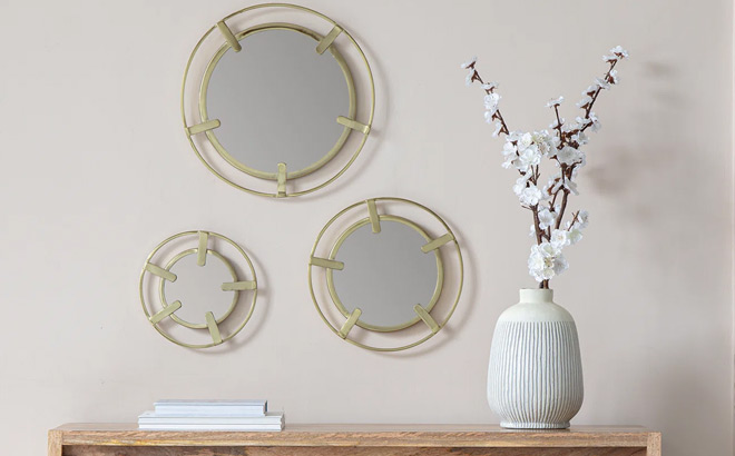 Habitat Metal Flat Wall Mirror