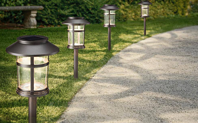 Hampton Bay Duncan Solar Path Lights