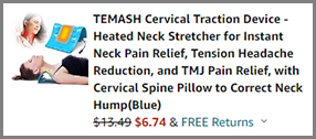 Heated Neck Stretcher at Amazon