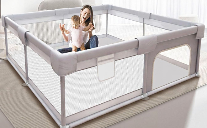 Hiaksedt Baby Playpen 