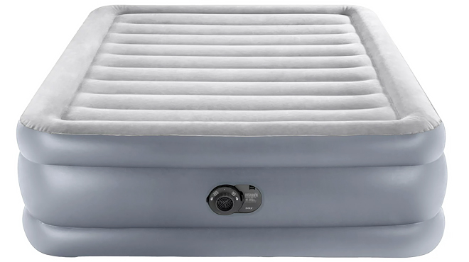 Intex 20 Inch Dura Beam Deluxe Raised Air Bed in Queen Size