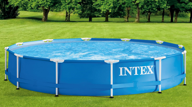 Intex Metal Frame Above Ground Swimming Pool