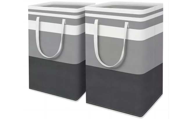 Juemel 75L Large Laundry Basket 2 Pack