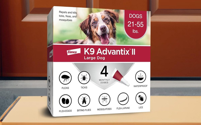 K9 Advantix II Large Dog Vet Recommended Flea Tick Mosquito Treatment Prevention