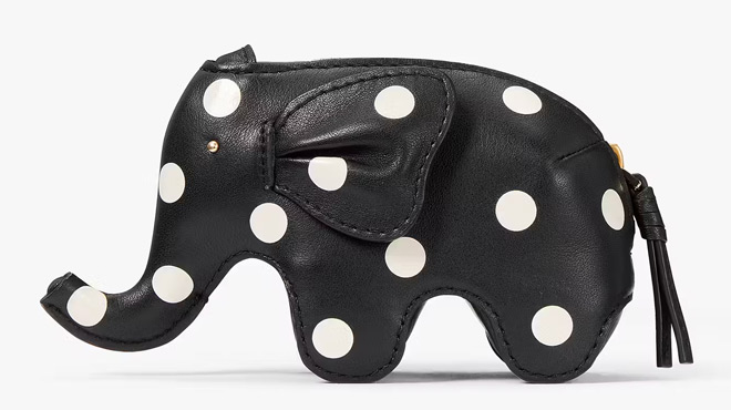 Kate Spade Ellie Polka Dot Elephant Coin Purse