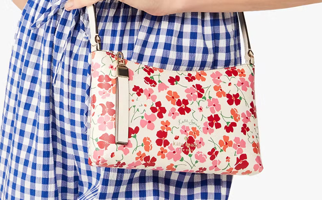 Kate Spade Sadie Sunny Floral Printed Crossbody