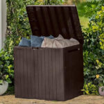 Keter City 30 gallon Storage Deck Box in Brown COlor