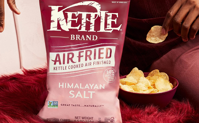 Kettle Brand Air Fried Himalayan Salt Potato Chips