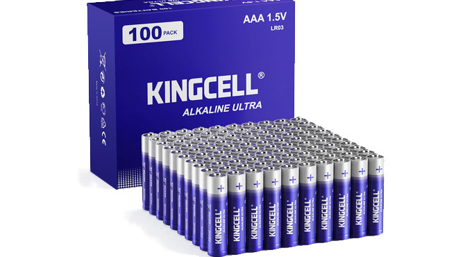 Kingcell 100 Pack AAA Batteries