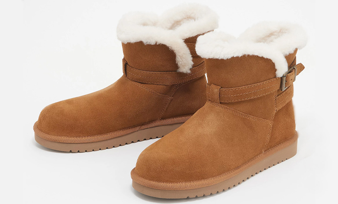 Koolaburra by UGG Faux Fur Mini Boots in Brown