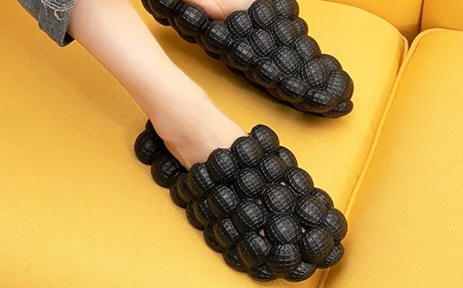 Ladies Bubble Clog Slides