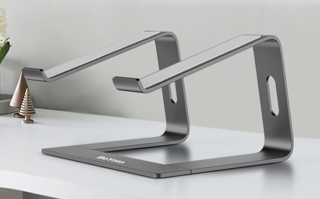 Laptop Stand on a Desk