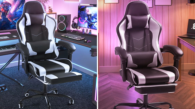 Leather Ergonomic Gamer Massage Chair